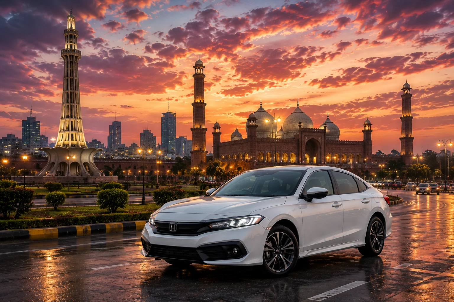 lahore rent a car