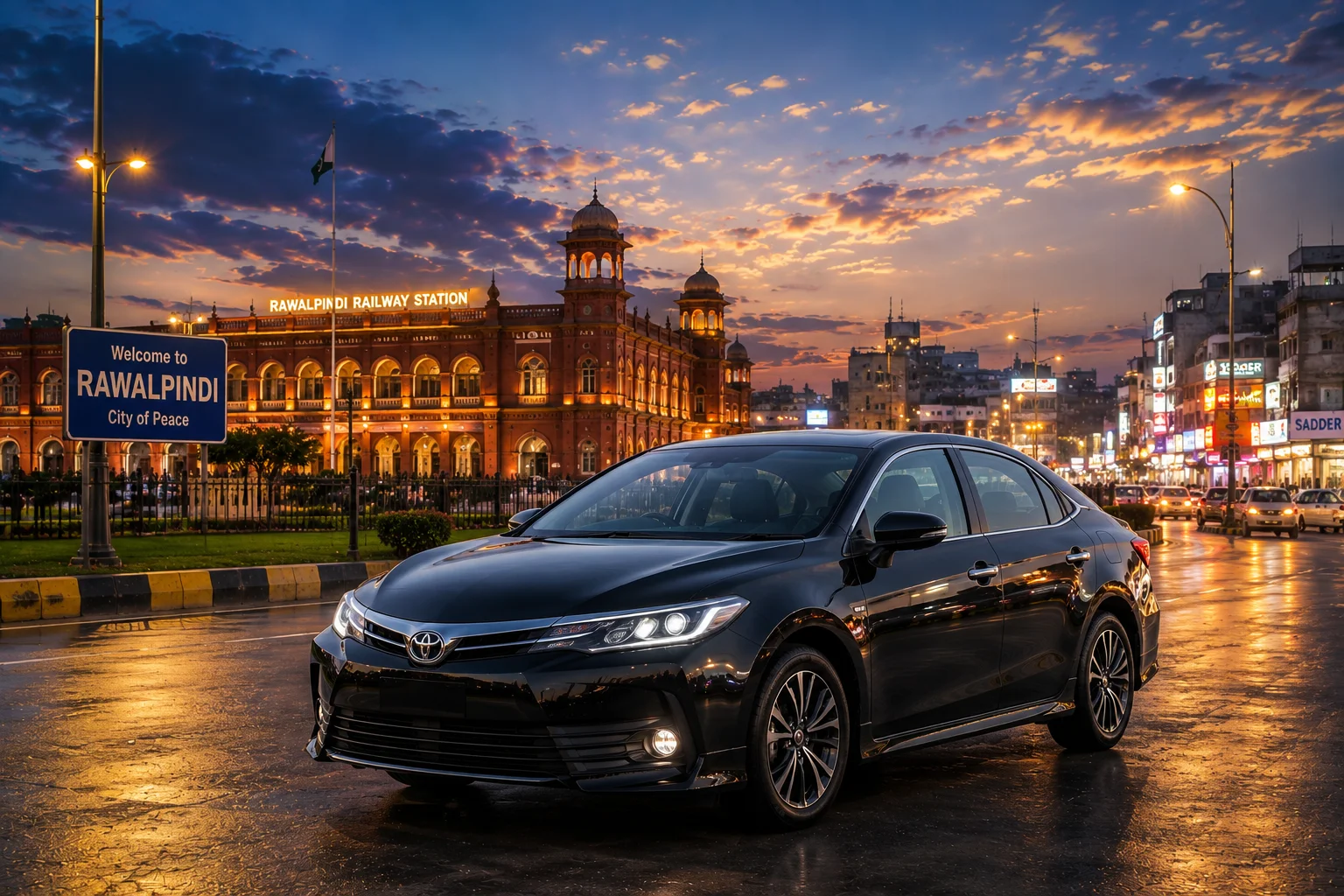 rawalpindi rent a car